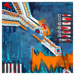 Five of 101 Days of Abstract Paintings