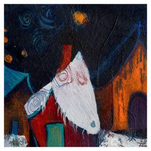 Twelve of 101 Days of Abstract Paintings