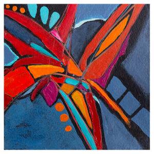 Thirteen of 101 Days of Abstract Paintings