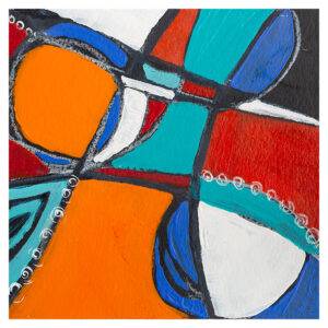 Fourteen of 101 Days of Abstract Paintings