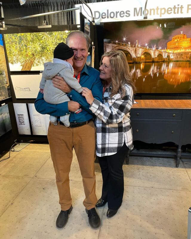 We had the most precious little shopper visit us today. Jess, thank you for coming by and bringing Maverick to see us. You made our day. Love you both!